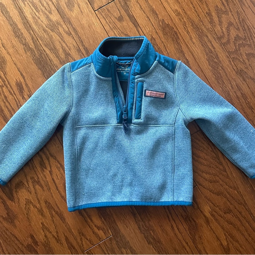Vineyard Vines Blue and Gray Kids Sweatshirt